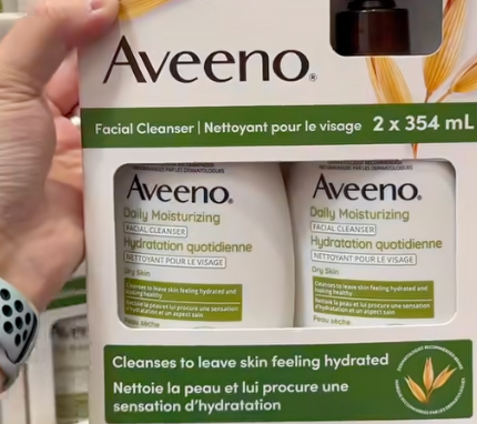 Aveeno Facial Cleanser 2 x 354mL