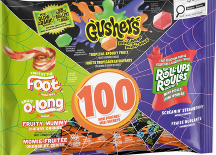 Betty Crocker Gushers, Fruit by the Foot & Fruit Roll-Ups Minis Variety Pack