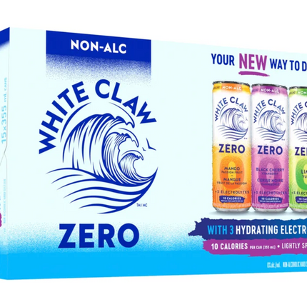 White Claw Zero Non-Alcoholic 13-15-pack