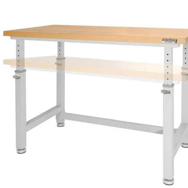 Classics UltraHD® Height Adjustable Workbench, Granite, 48-in x 24-in x 28.5-42-in