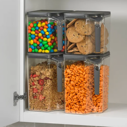 Polder Handle-It Storage Canister Set, 4-piece