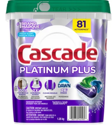 Cascade Platinum Plus ActionPacs,OPENED