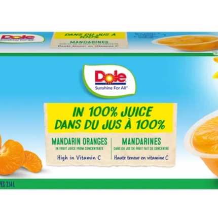 Dole Mandarin Oranges, 15-20 × 107 mL