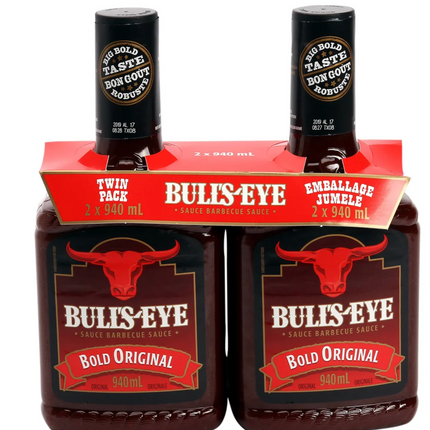 Bull's-Eye Original Barbecue Sauce, 2 × 940 mL