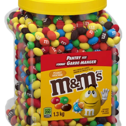M&M’s Peanut Chocolate Candy, 1.3 kg
