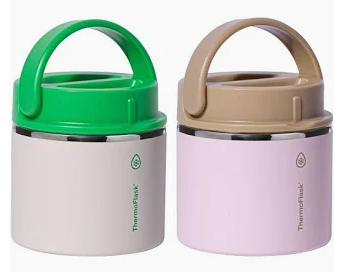 ThermoFlask 20 oz Insulated Food Jar, 2-pack