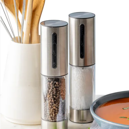 Trudeau OneTouch Electric Salt and Pepper Mills