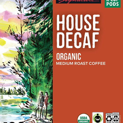 KS House Decaf Medium Pods, 100-115ct