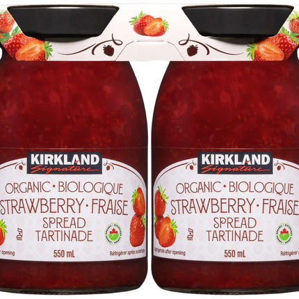 KS Organic Strawberry Spread, 550 mL
