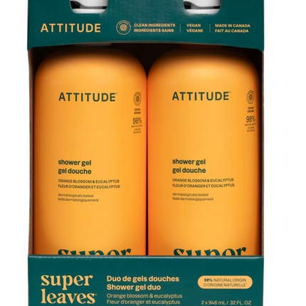 ATTITUDE Shower Gel Duo, 2 x 946 mL