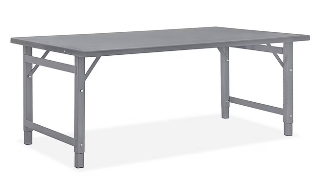 Steel Assembly Table without Bottom Shelf - 72 x 48"