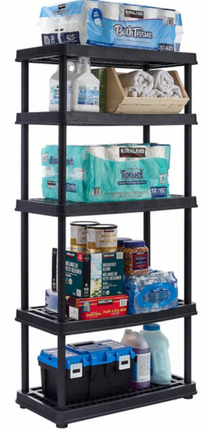 TuffStore Plastic Adjustable Accent Shelf 4ONLY