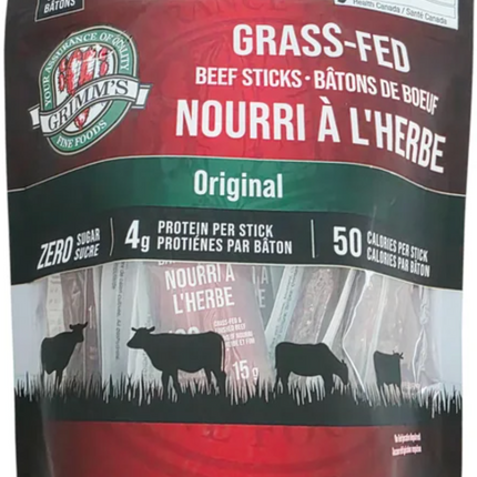 Grimm's Grass-Fed Beef Sticks, 19-21 × 15 g