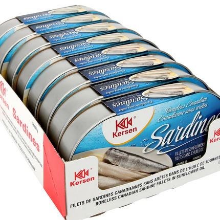 Kersen Boneless Sardine Fillets, 8 × 200 g