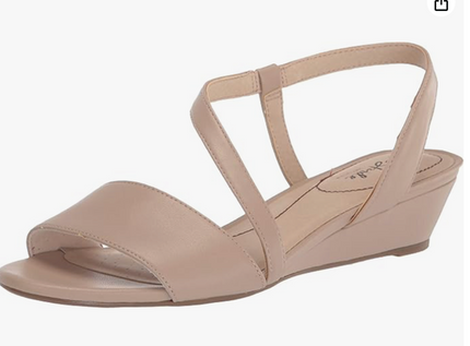 LifeStride Women's Yasmine Wedge Sandal Beige Size 5