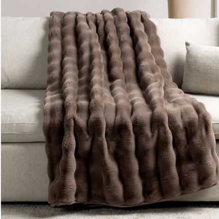 House & Home Luxe Faux Fur Throw