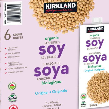 KS  Soy Beverage, 946 mL, 5-6-count