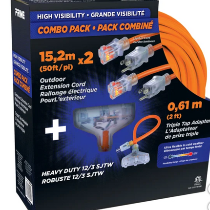 PRIME 50 ft Outdoor Extension Cord