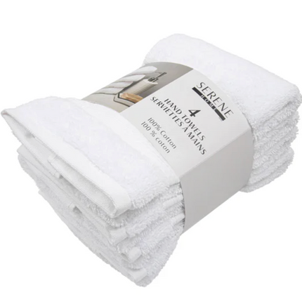 Serene Home Hand Towel, 4-pack USED
