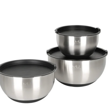 MIU Mixing Bowl + Lids, 6-pieces