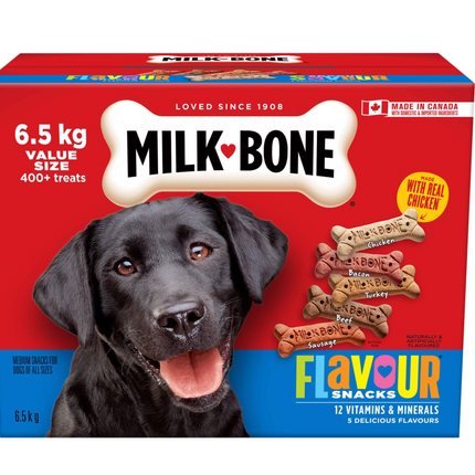 Milk-Bone Flavour Snacks Assorted Flavours, 6.5 kg