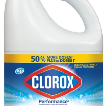 Clorox Performance Disinfecting Bleach, 3.57L