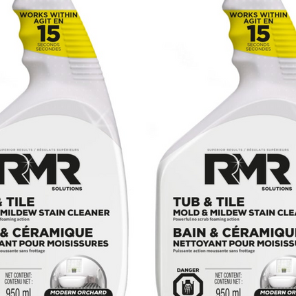 RMR Tub and Tile Mold and Mildew Stain Cleaner, 2 x 950 ml