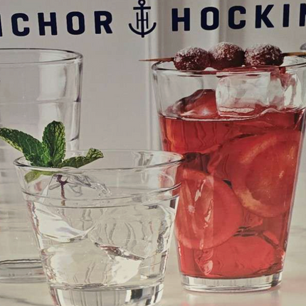 ANCHOR HOCKING DRINKWARE 18ct