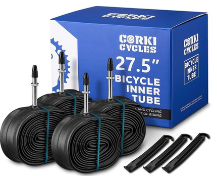 Corki Cycles 4 Pack 27.5 Mountain Bike Tube