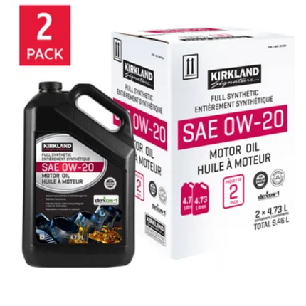 KS Full Synthetic Motor Oil, 2-pack