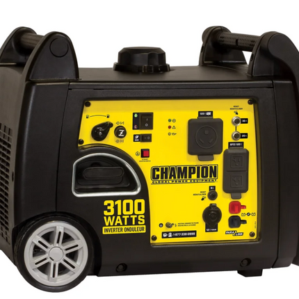 Champion 3100 W Peak RV Ready Portable Inverter Generator USED