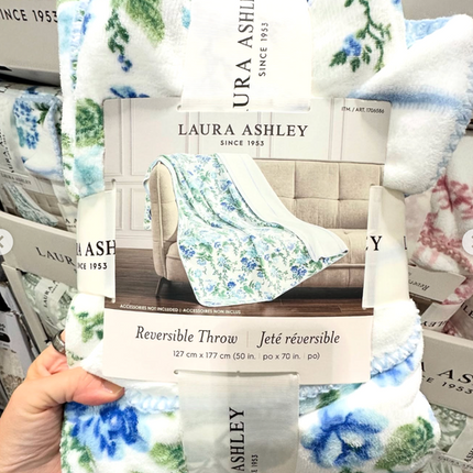 Laura Ashley Reversible Throw