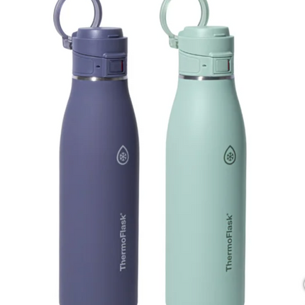 Thermoflask 25 oz 740ml 2-pack USED/NO STRAWS