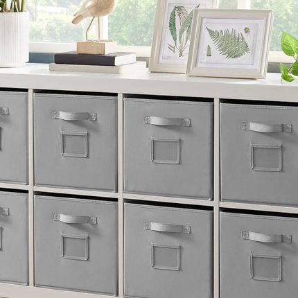 Onin Room Divider with 8 Storage Bins