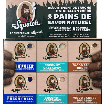 Dr. Squatch Bar Soap Variety Pack