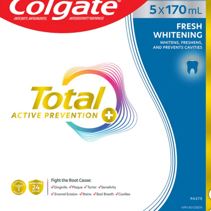 Colgate Toothpaste 4-5 X 170 mL