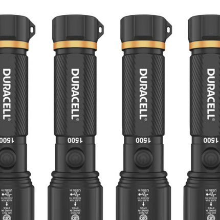 Duracell 1500 Lumen Flashlight 4-pack