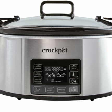 Crock-Pot 7-Quart MyTime Oval Slow Cooker