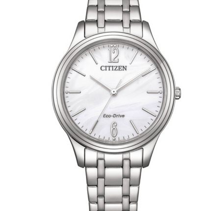 Citizen Classic Eco White Dial Ladies Watch