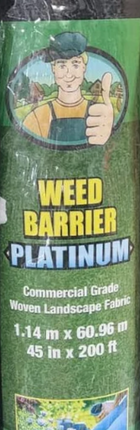 Weed Barrier Fabric - Heavy Duty  45" x 200' Roll