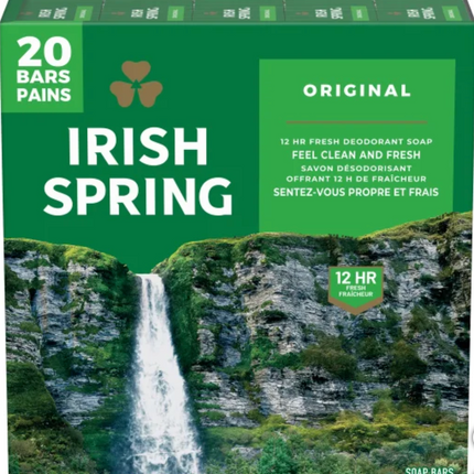Irish Spring Deodorant Soap, 113 g, 14-10 pack