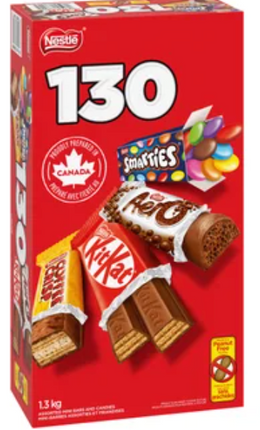Nestlé Assorted Mini Chocolate Bars, Pack of 130