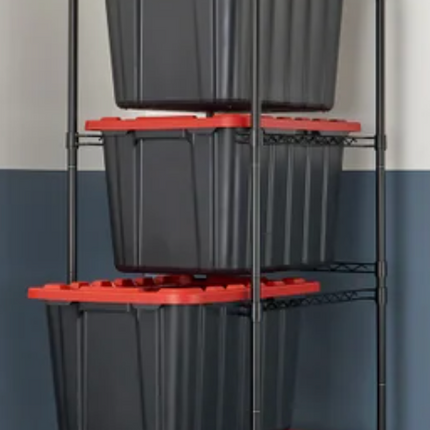 TRINITY 5-Tier NSF Storage Bin Rack