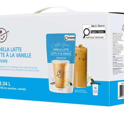 Coffee Bean - Vanilla Latte, 11 × 190 ml