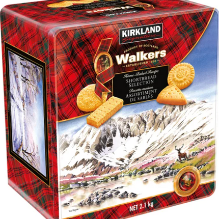 KS Walkers Shortbread Selection Cookies, 2.1 kg