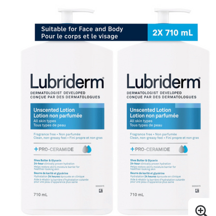 LUBRIDERM Unscented Lotion 710ml
