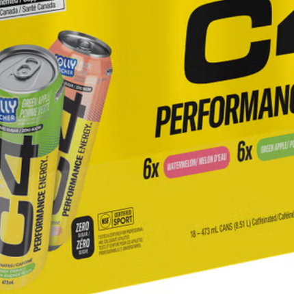 C4 Energy Drink Jolly Rancher Variety Pack, 473 mL, 15-18-pack