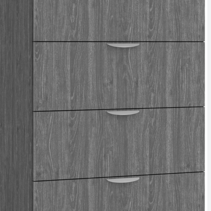 Lateral Filing Cabinet- 4 Drawer 42"x52"x19" w/keys