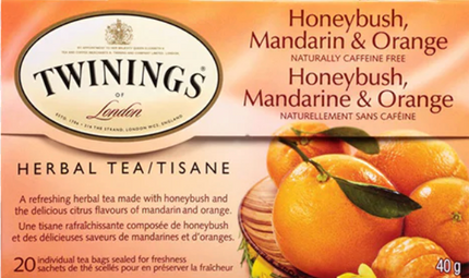 Twinings Honeybush, Mandarin & Orange Herbal Tea  40g
