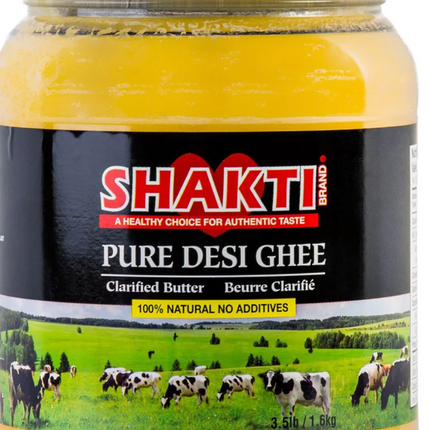 Shakti Brand Pure Desi Ghee Clarified Butter, 1.6 kg